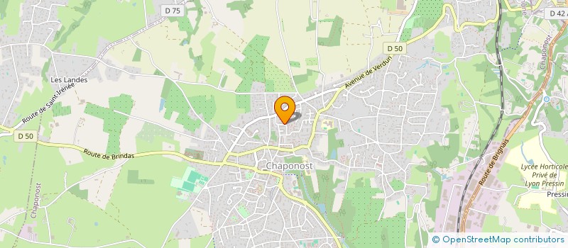 localisation de l'entreprise MADAME JULIE ROCOURT  CHAPONOST