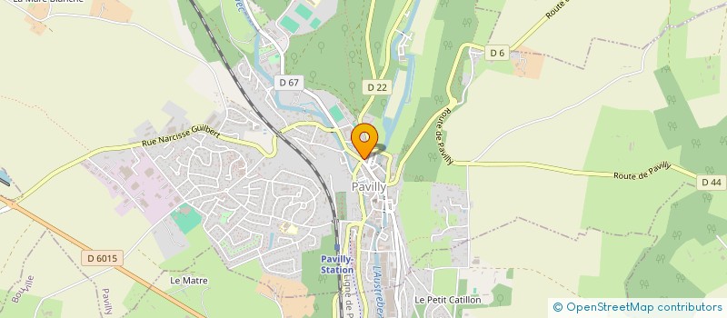 localisation de l'entreprise MADAME JULIE ROGERET  PAVILLY