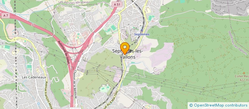 localisation de l'entreprise MADAME JULIE ROMAGNO à SEPTEMES-LES-VALLONS