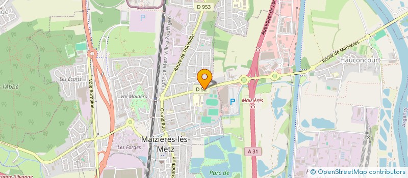 localisation de l'entreprise MADAME JULIE RONDOT  MONTIGNY-LES-METZ