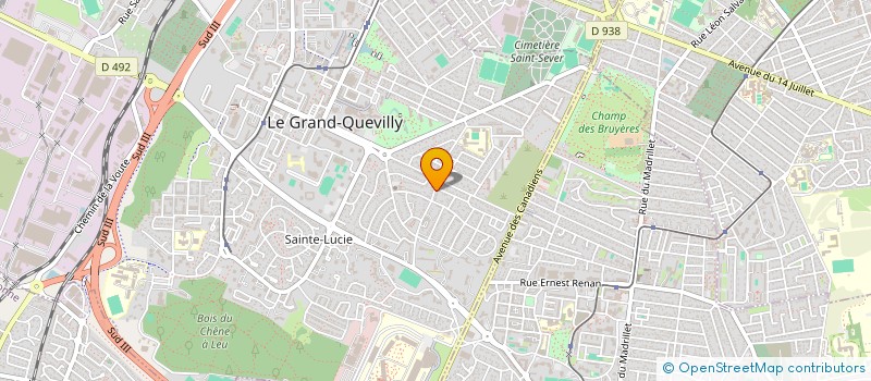 localisation de l'entreprise MADAME JULIE ROSELLY  LE GRAND-QUEVILLY