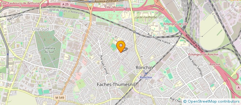localisation de l'entreprise MADAME JULIE ROSEN à LILLE