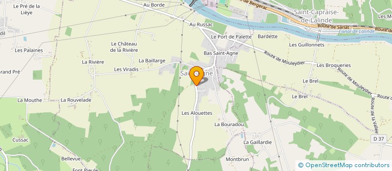 localisation de l'entreprise MADAME JULIE ROSSANO  SAINT-AGNE