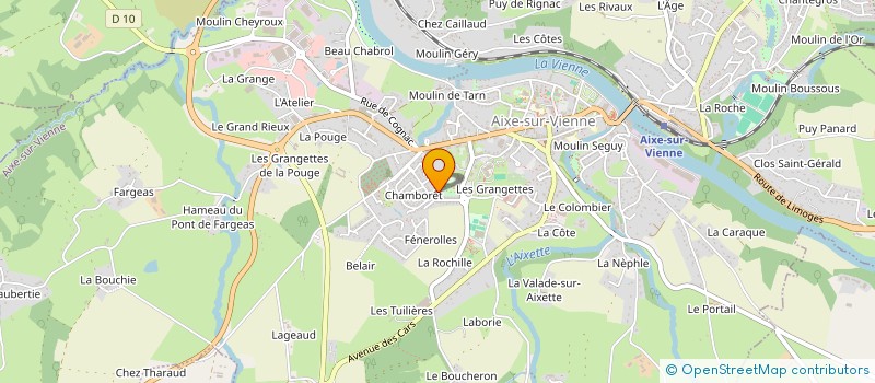 localisation de l'entreprise MADAME JULIE ROTOLO  AIXE-SUR-VIENNE