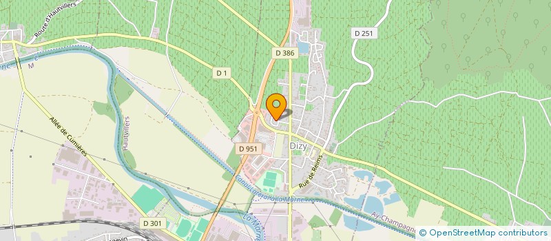 localisation de l'entreprise MADAME JULIE ROUSSEAU  DIZY