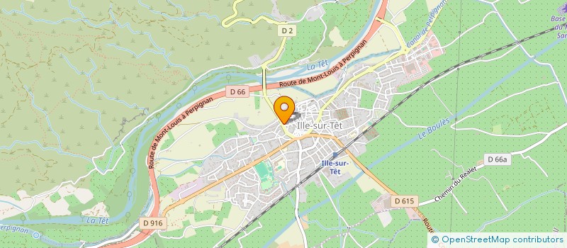 localisation de l'entreprise MADAME JULIE ROUSSEL  ILLE-SUR-TET