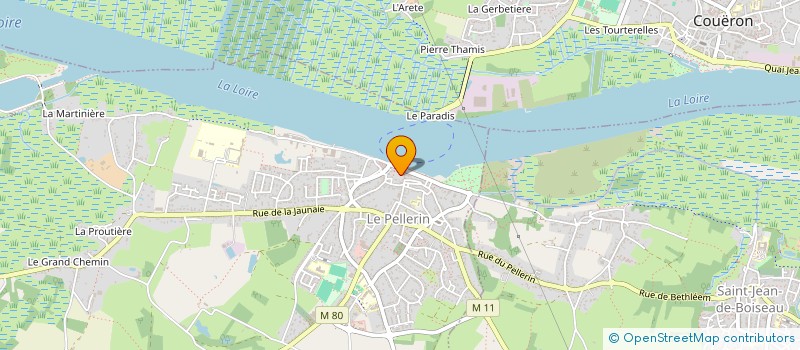 localisation de l'entreprise MADAME JULIE ROUSSEL  LE PELLERIN