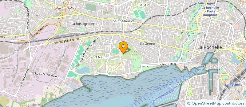 localisation de l'entreprise MADAME JULIE ROUVIERE  LA ROCHELLE