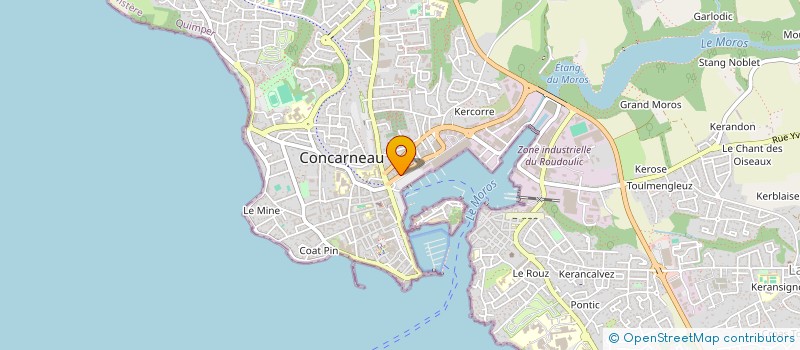 localisation de l'entreprise MADAME JULIE ROUX  TREGUNC