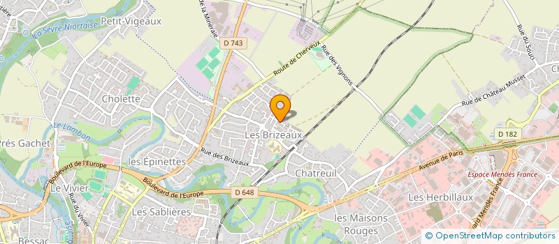 localisation de l'entreprise MADAME JULIE ROUX  NIORT