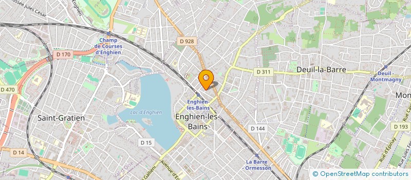 localisation de l'entreprise MADAME JULIE ROUXEL  ENGHIEN-LES-BAINS