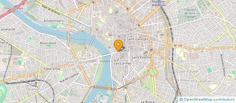 localisation de l'entreprise MADAME JULIE ROVER  TOULOUSE