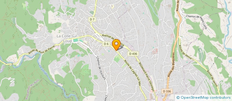 localisation de l'entreprise MADAME JULIE ROVERA à LA COLLE-SUR-LOUP