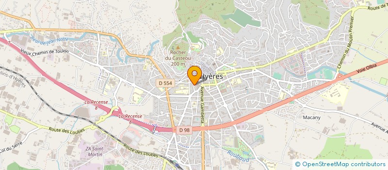 localisation de l'entreprise MADAME JULIE ROY à HYERES