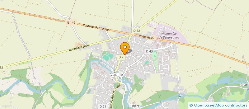 localisation de l'entreprise MADAME JULIE ROY-LEBRUN  VOUILLE