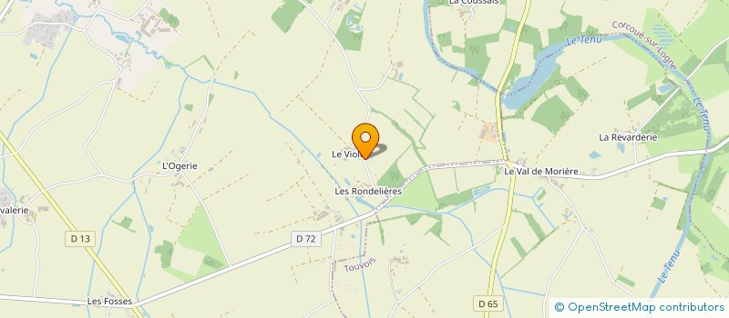 localisation de l'entreprise MADAME JULIE RUAU  SAINT-ETIENNE-DE-MER-MORTE