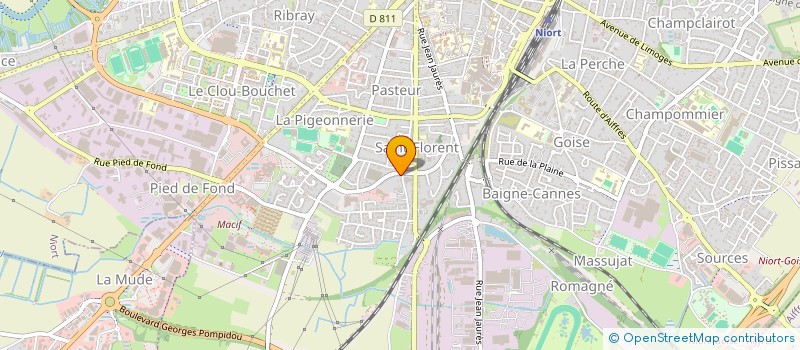 localisation de l'entreprise MADAME JULIE RUDEAU  NIORT