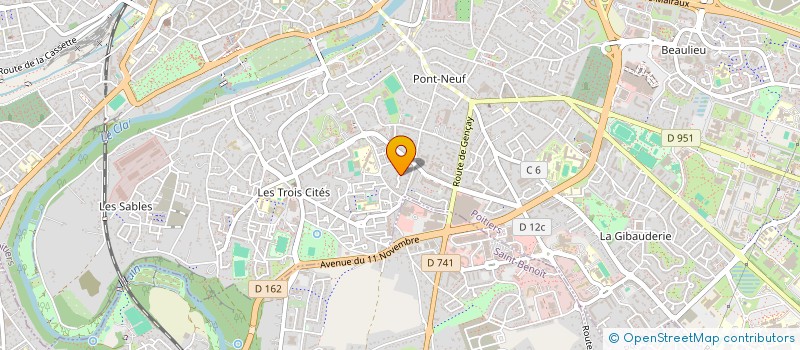 localisation de l'entreprise MADAME JULIE RUFFEL  POITIERS