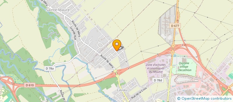 localisation de l'entreprise MADAME JULIE RUGIER  LAVAU