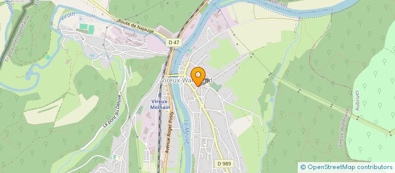 localisation de l'entreprise MADAME JULIE RUOCCO  VIREUX-WALLERAND