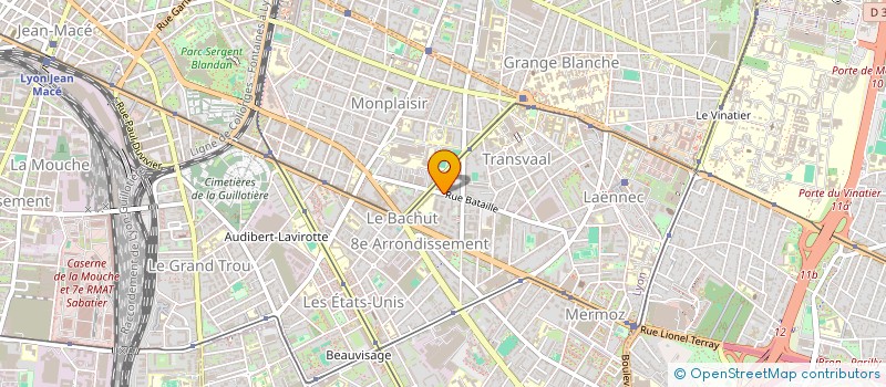 localisation de l'entreprise MADAME JULIE RUWET  LYON