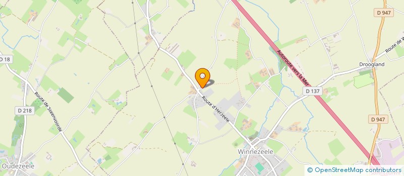 localisation de l'entreprise MADAME JULIE RYCKEBUSCH  WINNEZEELE