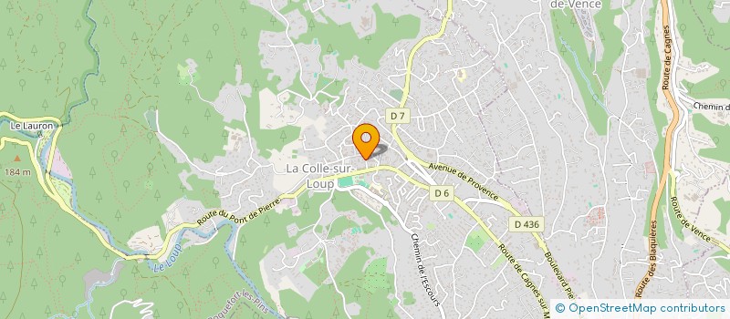 localisation de l'entreprise MADAME JULIE RZECZKOWSKI à CAGNES-SUR-MER