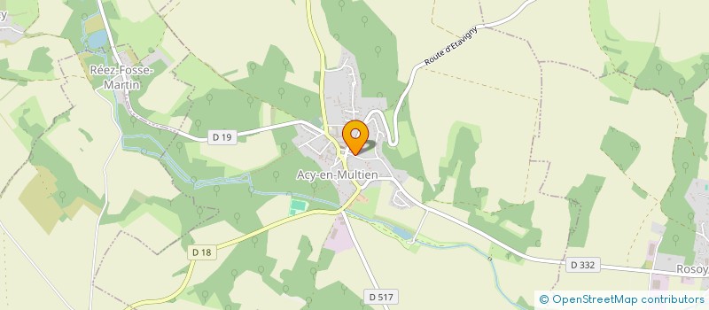 localisation de l'entreprise MADAME JULIE SACCHETTO-FOGLIA  ACY-EN-MULTIEN