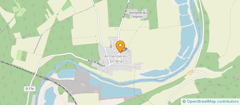 localisation de l'entreprise MADAME JULIE SADKOWSKI  ARMENTIERES-EN-BRIE