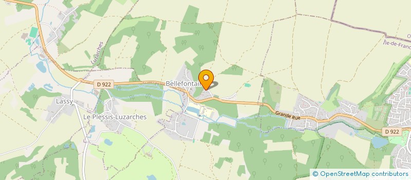 localisation de l'entreprise MADAME JULIE SAEZ  BELLEFONTAINE