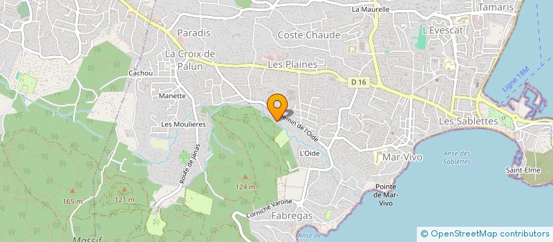 localisation de l'entreprise MADAME JULIE SAINT-LEGER à LA SEYNE-SUR-MER