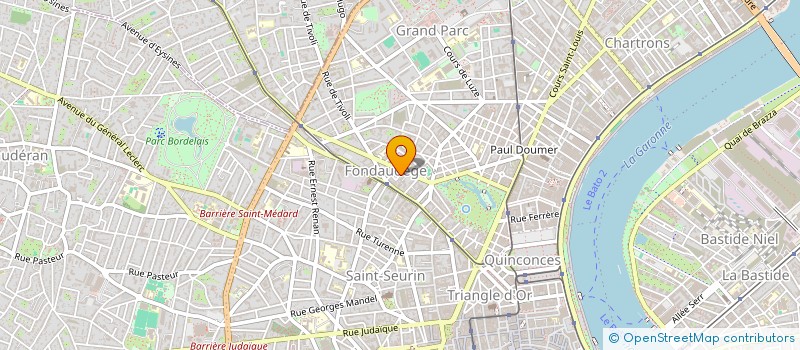 localisation de l'entreprise MADAME JULIE SAINT-PAUL  BORDEAUX