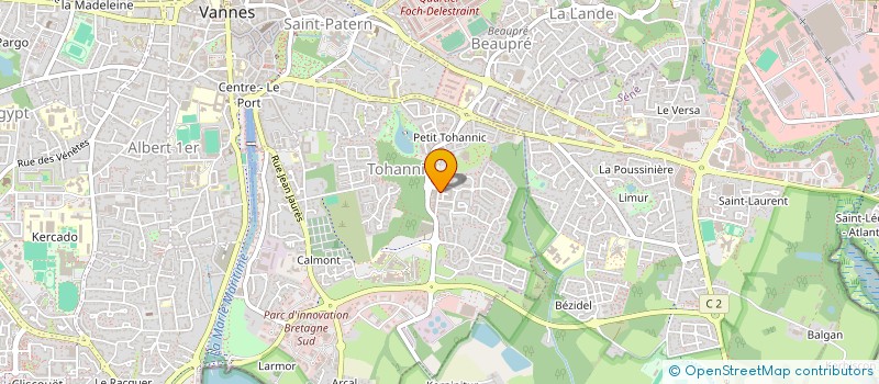 localisation de l'entreprise MADAME JULIE SAINTE-MARIE à VANNES