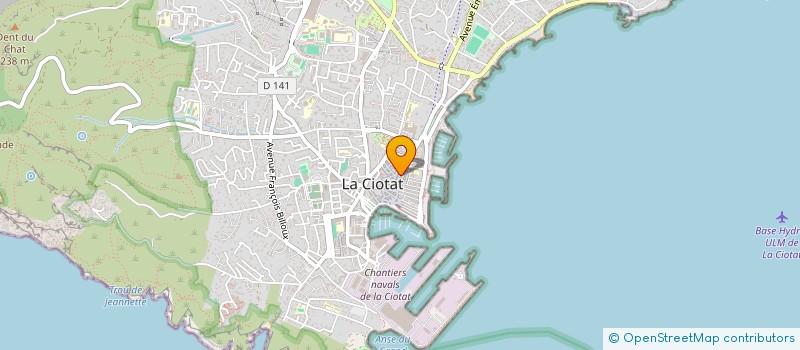 localisation de l'entreprise MADAME JULIE SALAMON  LA CIOTAT