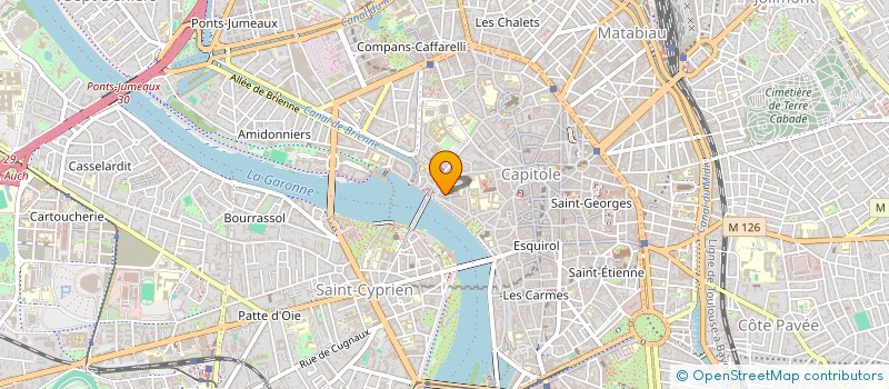 localisation de l'entreprise MADAME JULIE SALESSE  TOULOUSE