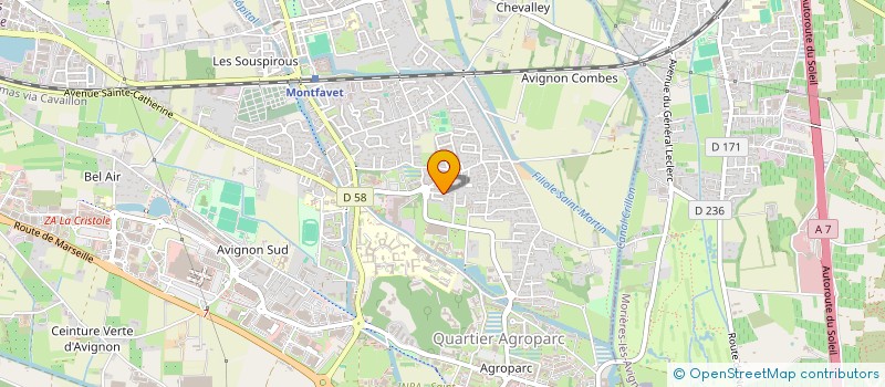 localisation de l'entreprise MADAME JULIE SALIBA  AVIGNON