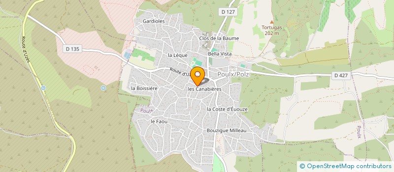 localisation de l'entreprise MADAME JULIE SALMON  MOULEZAN