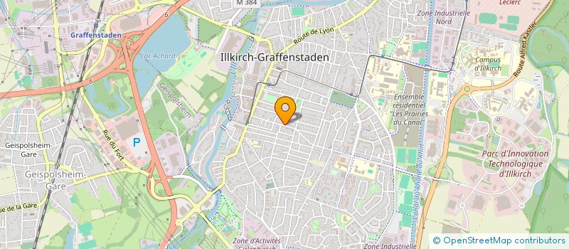localisation de l'entreprise MADAME JULIE SALOMON  ILLKIRCH-GRAFFENSTADEN