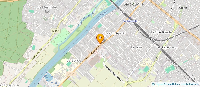 localisation de l'entreprise MADAME JULIE SALVAIN  SARTROUVILLE