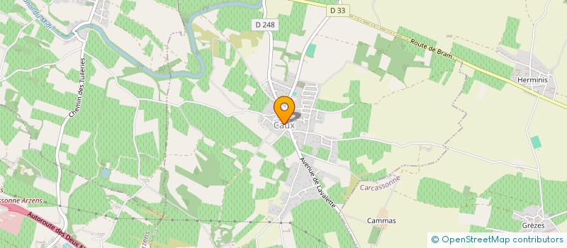 localisation de l'entreprise MADAME JULIE SALVETAT à CAUX-ET-SAUZENS