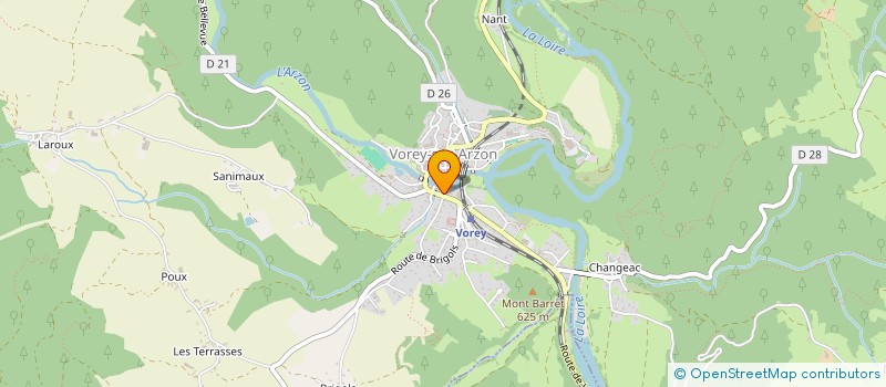 localisation de l'entreprise MADAME JULIE-SAM BREYSSE  VOREY