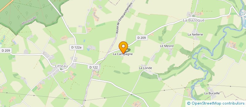 localisation de l'entreprise MADAME JULIE SAMSON  LA BAZOQUE