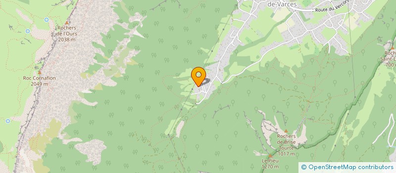 localisation de l'entreprise MADAME JULIE SANCHEZ  SAINT-PAUL-DE-VARCES