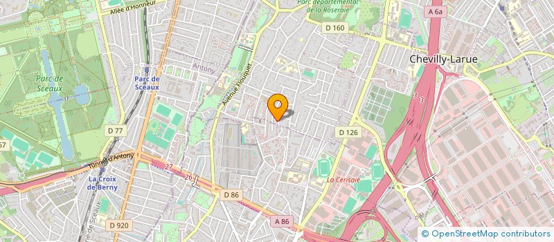 localisation de l'entreprise MADAME JULIE SANNIER  L'HAY-LES-ROSES