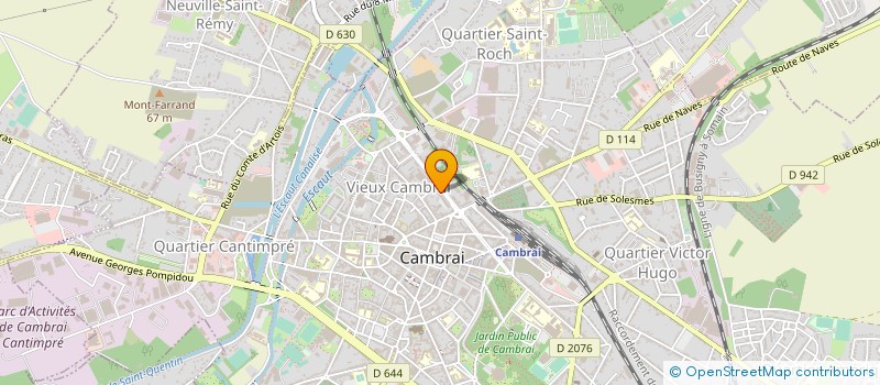 localisation de l'entreprise MADAME JULIE SANTER à CAMBRAI