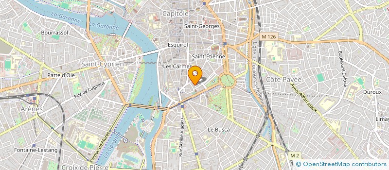 localisation de l'entreprise MADAME JULIE SANTIN  TOULOUSE