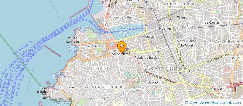 localisation de l'entreprise MADAME JULIE SANTINI à MARSEILLE