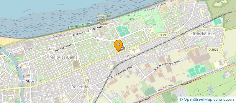 localisation de l'entreprise MADAME JULIE SANTORO à DUNKERQUE