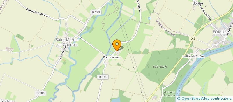 localisation de l'entreprise MADAME JULIE-SARAH BONY  BRAGNY-SUR-SAONE