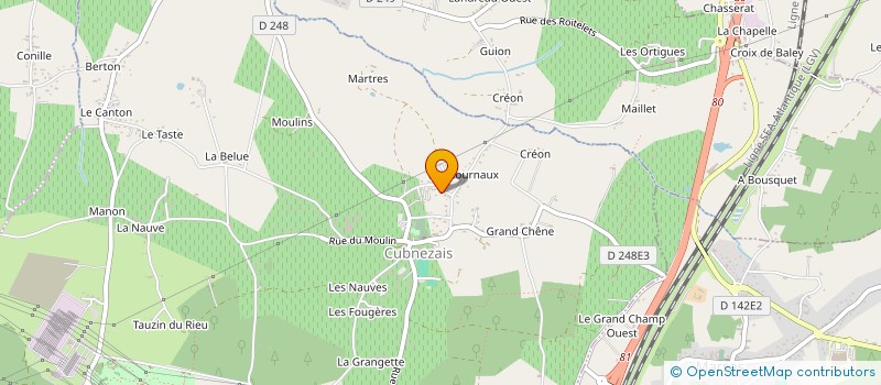 localisation de l'entreprise MADAME JULIE SARTOR  CUBNEZAIS